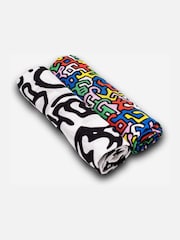 Etta Loves Set of 2 Keith Haring Sensory Muslin Squares - Image 1 of 6