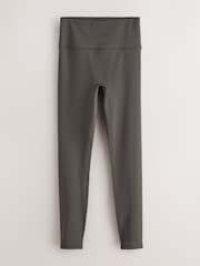 Khaki Green Active Power Sports Leggings - Image 6 of 8