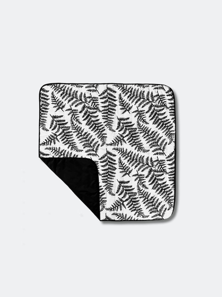 Etta Loves Black Leopard Print Outdoor Reversible Playmat - Image 1 of 8