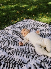 Etta Loves Black Leopard Print Outdoor Reversible Playmat - Image 2 of 8