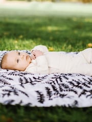Etta Loves Black Leopard Print Outdoor Reversible Playmat - Image 8 of 8