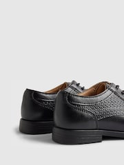 River Island Black Faux Leather Formal Lace Up Shoes - Image 4 of 5