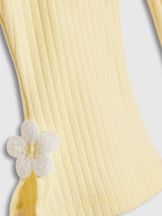 River Island Blue 3 Piece Daisy Gilet & Leggings Set - Image 4 of 5