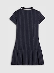 River Island Blue Los Angeles Pinstripe Dress - Image 2 of 4