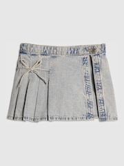 River Island Bow Pleated Skirt - Imagen 1 de 4