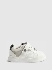 River Island White Embossed Colour Block Trainers - Image 1 of 5