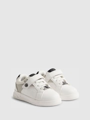 River Island White Embossed Colour Block Trainers - Image 2 of 5