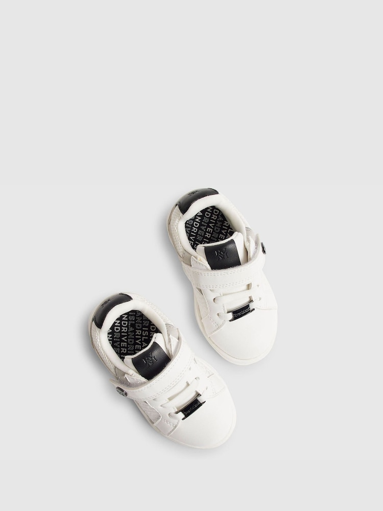 River Island White Embossed Colour Block Trainers - Image 5 of 5