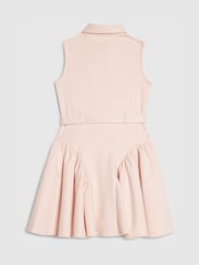 River Island Pink Suedette Sleeveless Prom Dress - Image 2 of 4