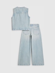 River Island Hotfix-vest og vide jeanssett - Bilde 2 av 5