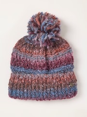 FatFace Spacedye Bobble Hat - Billede 1 af 3