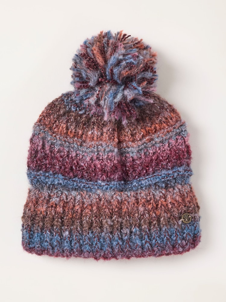 FatFace Spacedye Bobble Hat - Billede 1 af 3