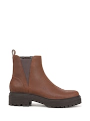 Vionic Brown Georgina Regular Fit Arch Support Chelsea Boots - Image 1 of 7