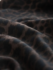 Leopard Jersey Denim Wide Leg Trousers - Image 7 of 8