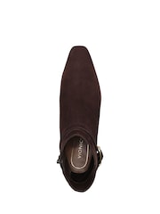 Vionic Brown Saskia Leather Ankle Boots - Image 6 of 7