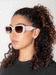 AllSaints Als5035 824 Solid Creme 54/19-140 Sunglasses - Image 4 of 5