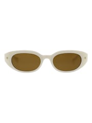 AllSaints 5036 824 Solid Creme 51/19-130 Sunglasses - Image 1 of 5