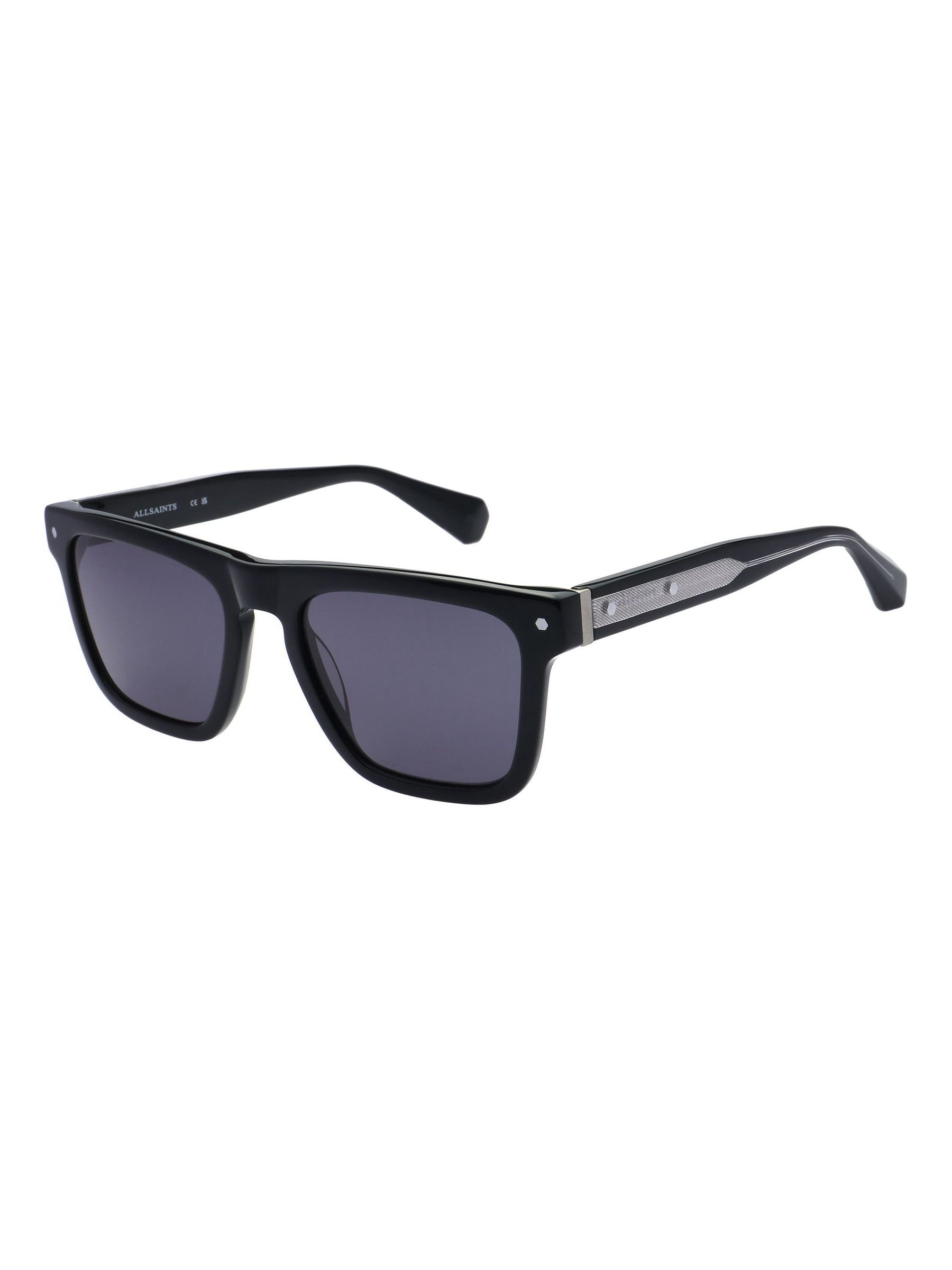 Buy AllSaints Black Als5027 001 Solid 55/20-140 Sunglasses from