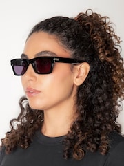 AllSaints Black Als5033 001 Solid 53/22-140 Sunglasses - Image 5 of 6