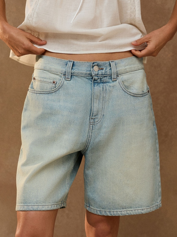 Bleach Tint - Bermudas Denim tipo jort shorts - Imagen 2 de 7 Bleach Tint - Bermudas Denim tipo jort shorts - Imagen 2 de 7