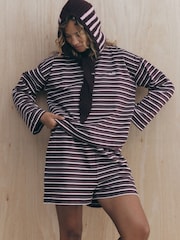 self. Berry Red Stripe Long Sleeve Pyjamas - Image 2 of 7