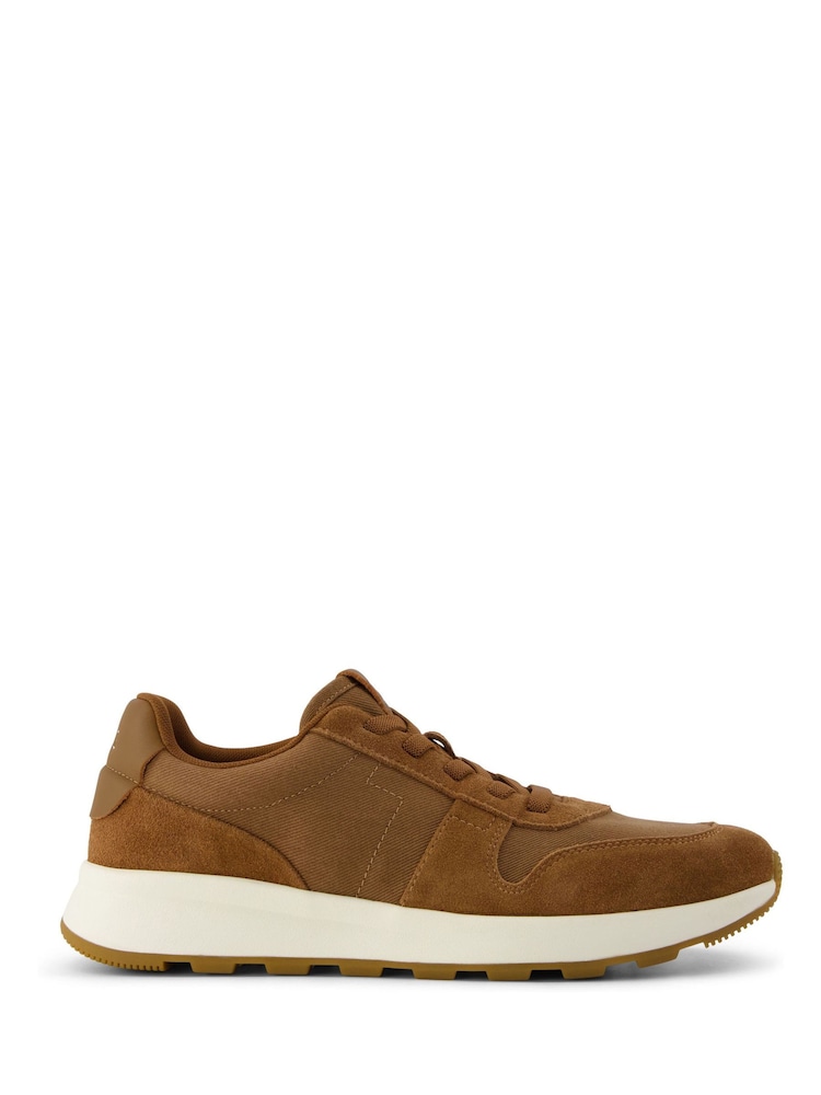 TOMS Brown Retro Travel Lite Trainers - Image 1 of 5