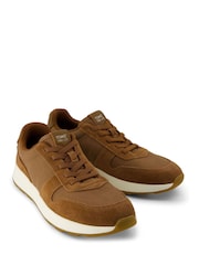 TOMS Brown Retro Travel Lite Trainers - Image 3 of 5