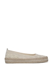 Blowfish Malibu Cream Benita Sol Regular Fit Ballet Flats - Image 1 of 7