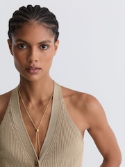 Reiss Gold Lilana Vest - Image 3 of 6