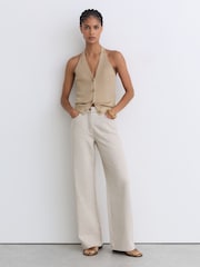 Reiss Gold Lilana Vest - Image 4 of 6