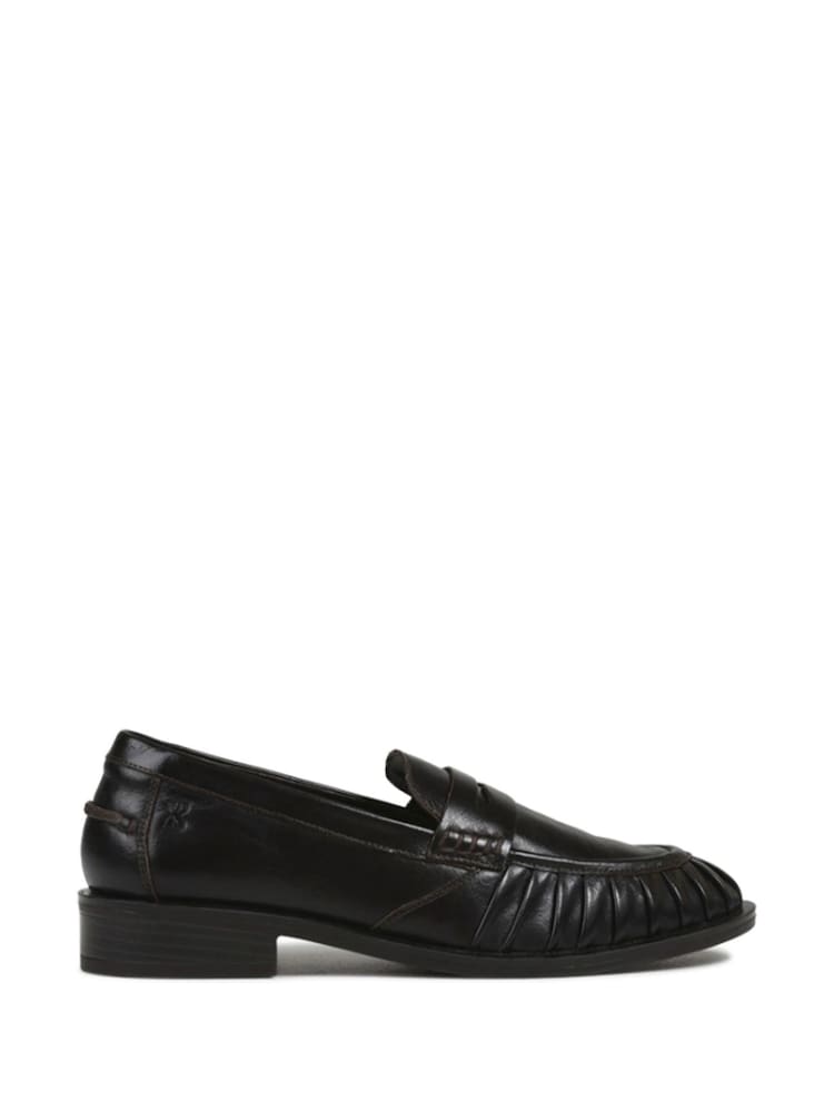 Bronx Next Wagon Pleated Leather Loafers - Immagine 1 di 1 Bronx Next Wagon Pleated Leather Loafers - Immagine 1 di 1
