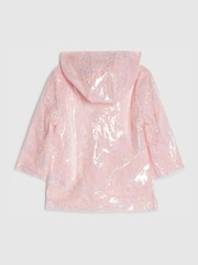 River Island Pink Rainbow Flower Rainmac - Image 2 of 4