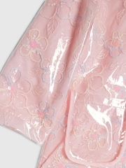 River Island Pink Rainbow Flower Rainmac - Image 3 of 4