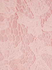 River Island Pink Lace Blouse Shirt & Shorts Set - Image 4 of 5