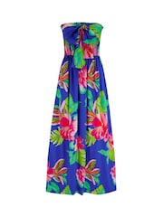Blå - Pour Moi Zoey Shirred Bodice Multiway Maxikjole - Billede 3 af 4