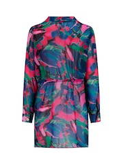 Pour Moi Black Chiffon Button Through Beach Coverup - Image 4 of 4