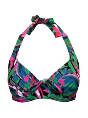 Pour Moi Black Halterneck Heatwave Bikini Top - Image 3 of 4