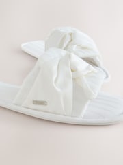White Twist Mule Slippers - Image 7 of 8