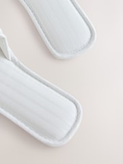 White Twist Mule Slippers - Image 8 of 8