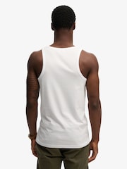 Superdry White Essential Logo Vest - Image 2 of 4