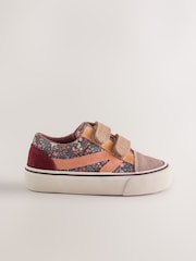 Multi Floral Standard Fit (F) Touch Fastening Trainers - Image 2 of 5