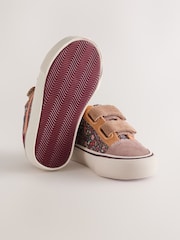 Multi Floral Standard Fit (F) Touch Fastening Trainers - Image 3 of 5