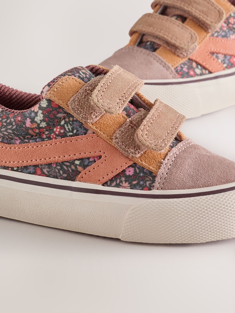 Multi Floral Standard Fit (F) Touch Fastening Trainers - Image 5 of 5 Multi Floral Standard Fit (F) Touch Fastening Trainers - Image 5 of 5