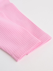 Pink/White Long Sleeve Baby Bodysuits 5 Pack - Image 11 of 14