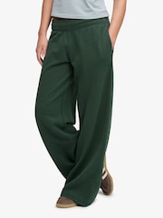 Superdry Green Essential Logo Wide Leg Joggers - Image 3 of 5