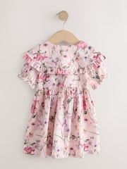 Floral Short Sleeve Collared Floral Dress (3mths-7yrs) - Image 5 of 7