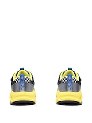Clarks Yellow Standard Fit (F) Standard Fit Gleam Go Trainers - Image 6 of 6