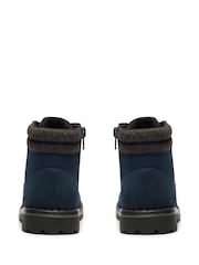 Clarks Blue Cliff Lace Ankle Boots - Image 2 of 5