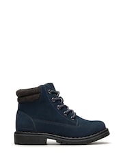 Clarks Blue Cliff Lace Ankle Boots - Image 3 of 5