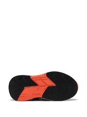 Clarks Red Standard Fit (F) Standard Fit Gleam Go Trainers - Image 3 of 6